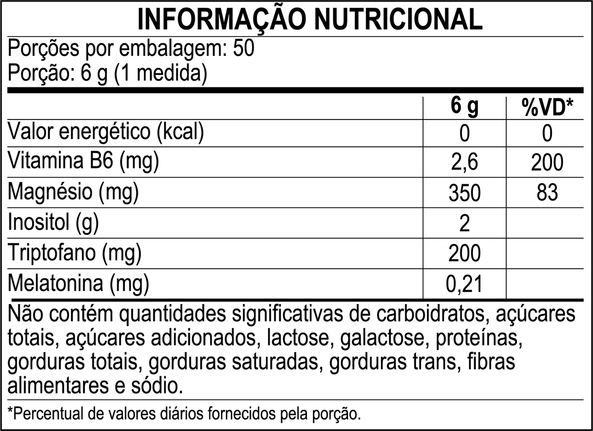 Magnésio Inositol 300g Sabor Maracujá - ApisNutri