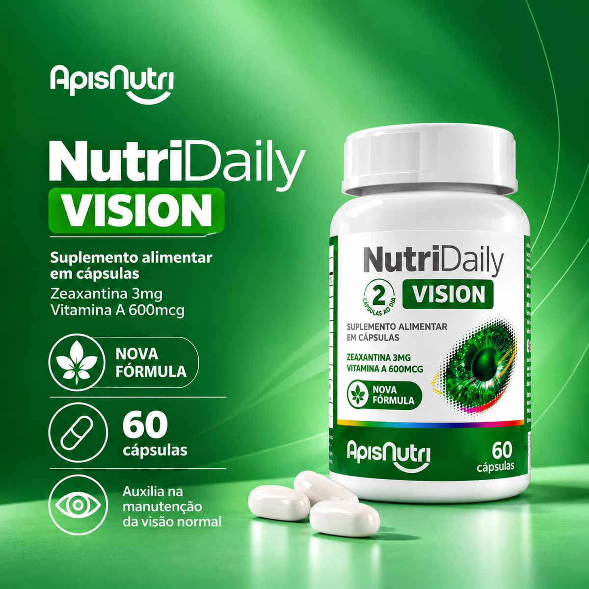 NutriDaily Vision A 60 cáps apisnutri