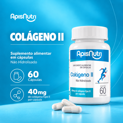 Colágeno Tipo II 60 Cáps 300mg - ApisNutri