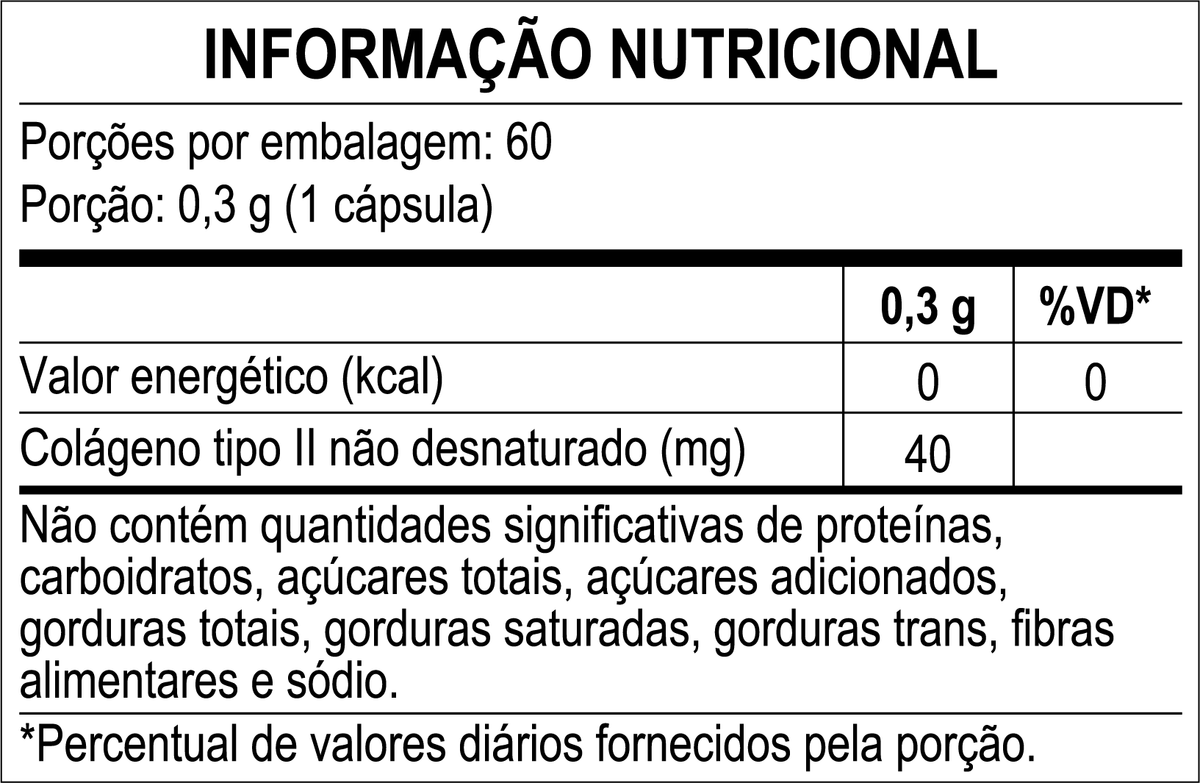 Colágeno Tipo II 60 Cáps 300mg - ApisNutri